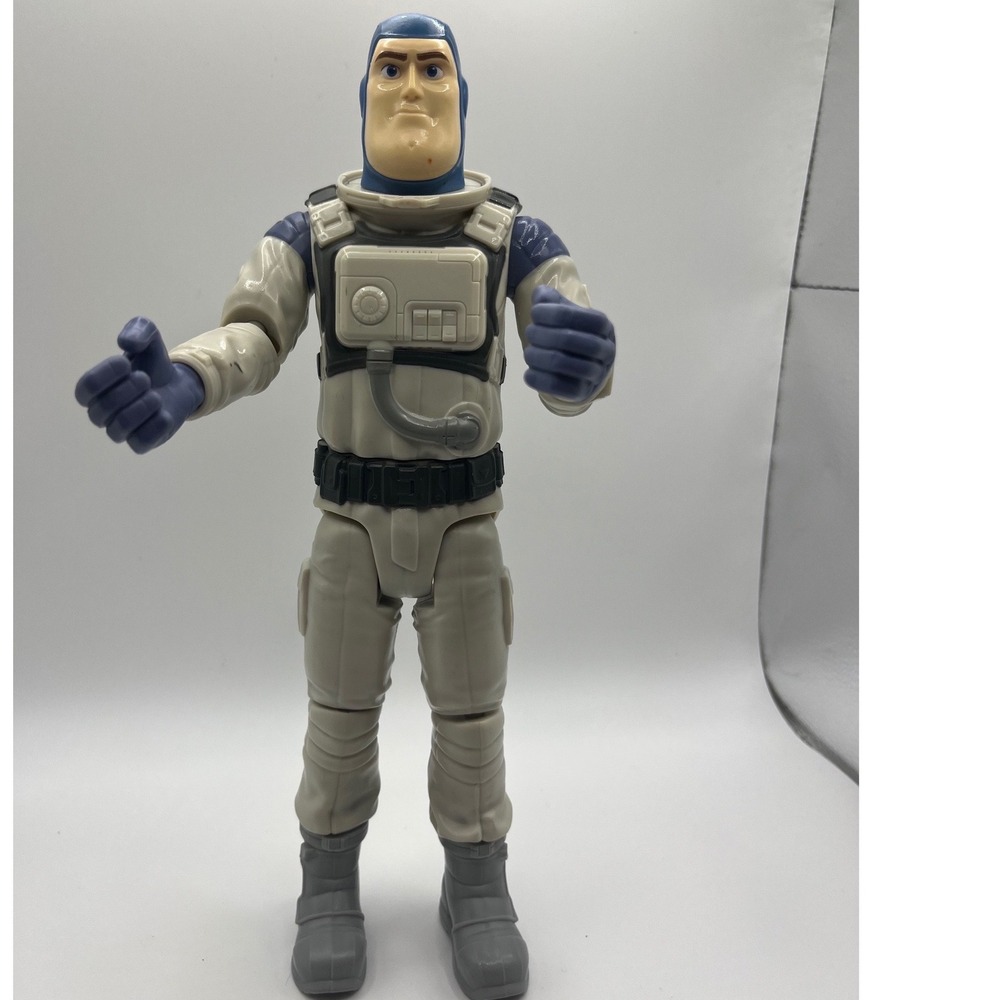 Mattel Disney Pixar Lightyear Buzz Lightyear XL-01 Action Figure 12" Gray Good